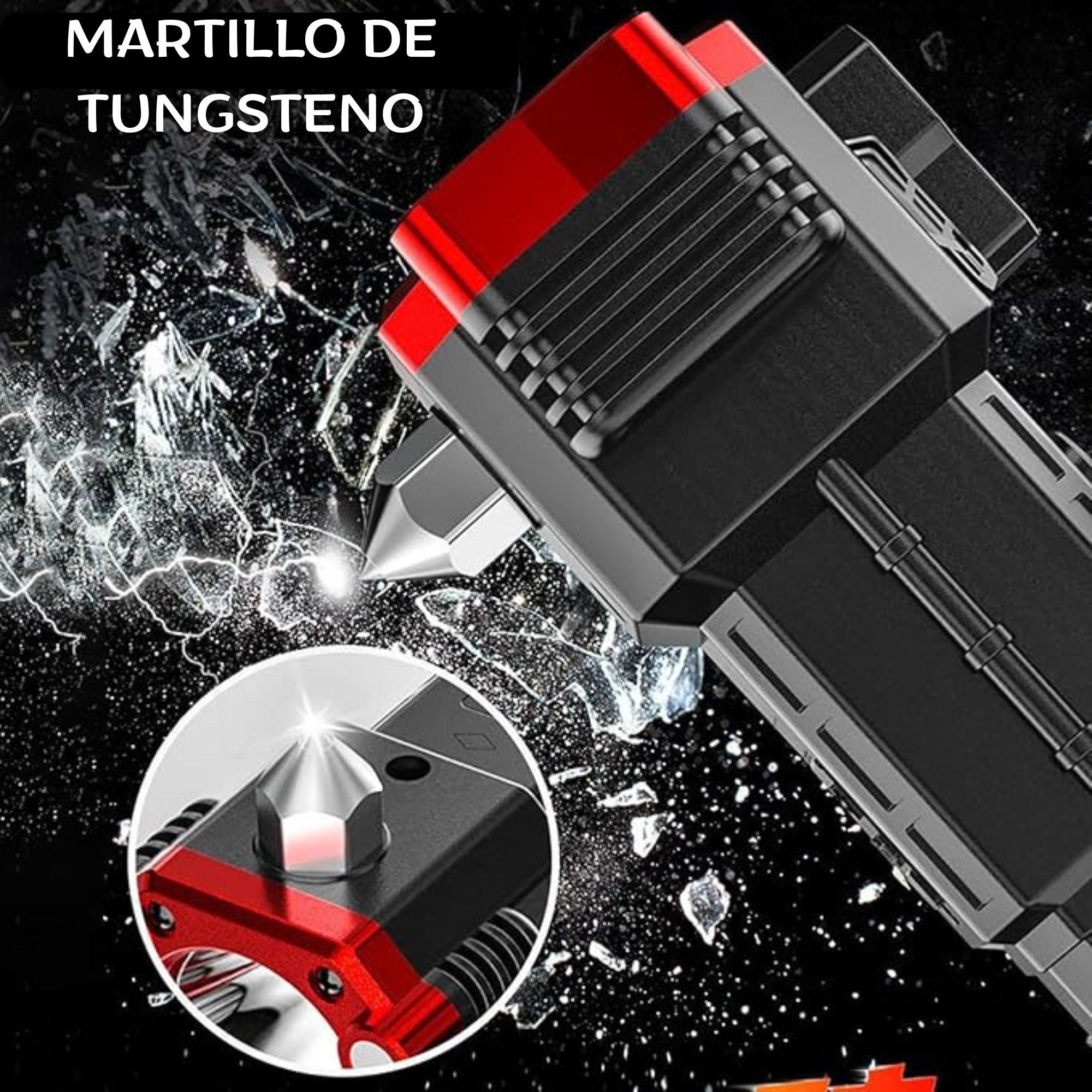 Linterna táctica multifuncional